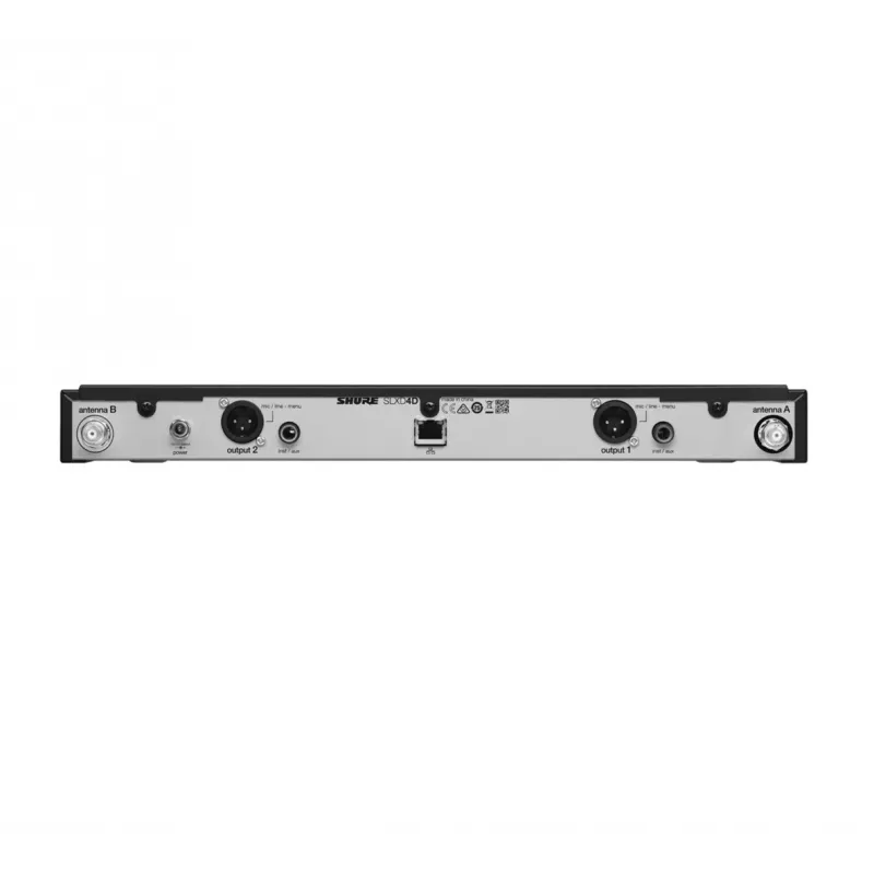 Shure SLXD4DE-G59 - Receptor de micrófono inalámbrico, 470 - 514 MHz