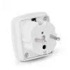 Gembird Cablexpert a-AC-UKEU-001 - fuente de alimentación - conector macho (S) a conector hembra (W) - blanco - Reino Unido, Europa (a-AC-UKEU-001)