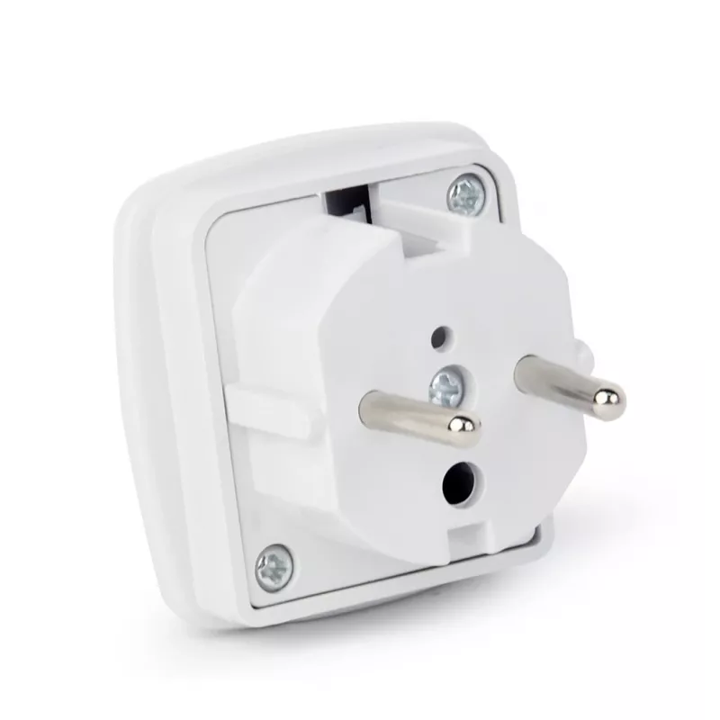 Gembird Cablexpert a-AC-UKEU-001 - fuente de alimentación - conector macho (S) a conector hembra (W) - blanco - Reino Unido, Europa (a-AC-UKEU-001)