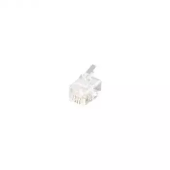 Conector telefónico Equip, RJ11, 4P4C, RJ-11 (4P4C), transparente, 0,5 g, 7,62 mm, 12,3 mm, 7,2 mm