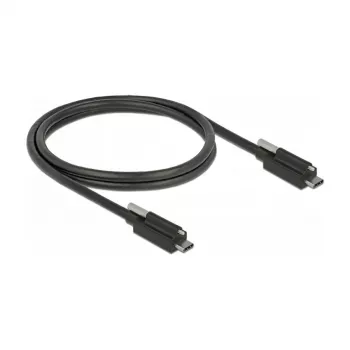 Cable USB DeLOCK 83719 USB 3.2 Gen 2 1m USB C negro