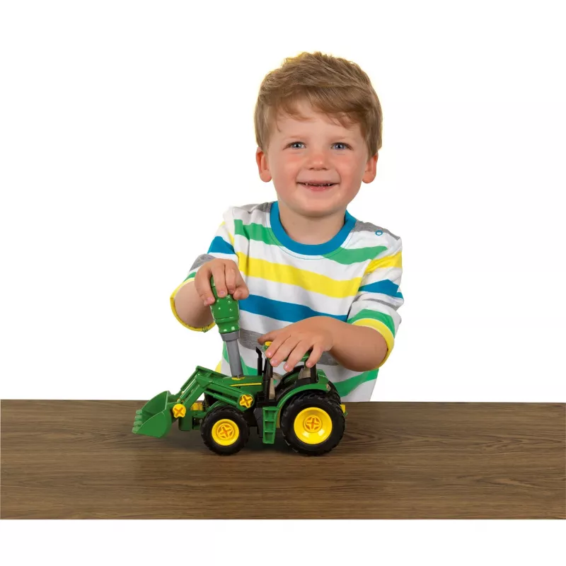 Set de vehículos Theo Klein 3903 tractor de juguete pista de juego 3 años negro verde amarillo