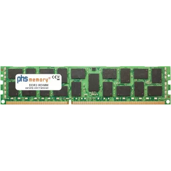 PHS-memory 32 GB RAM Memoria RAM compatible con Supermicro X10QBi (tarjeta de memoria MEM1) DDR3 RDIMM 1600 MHz PC3L-12800R (SP388941)