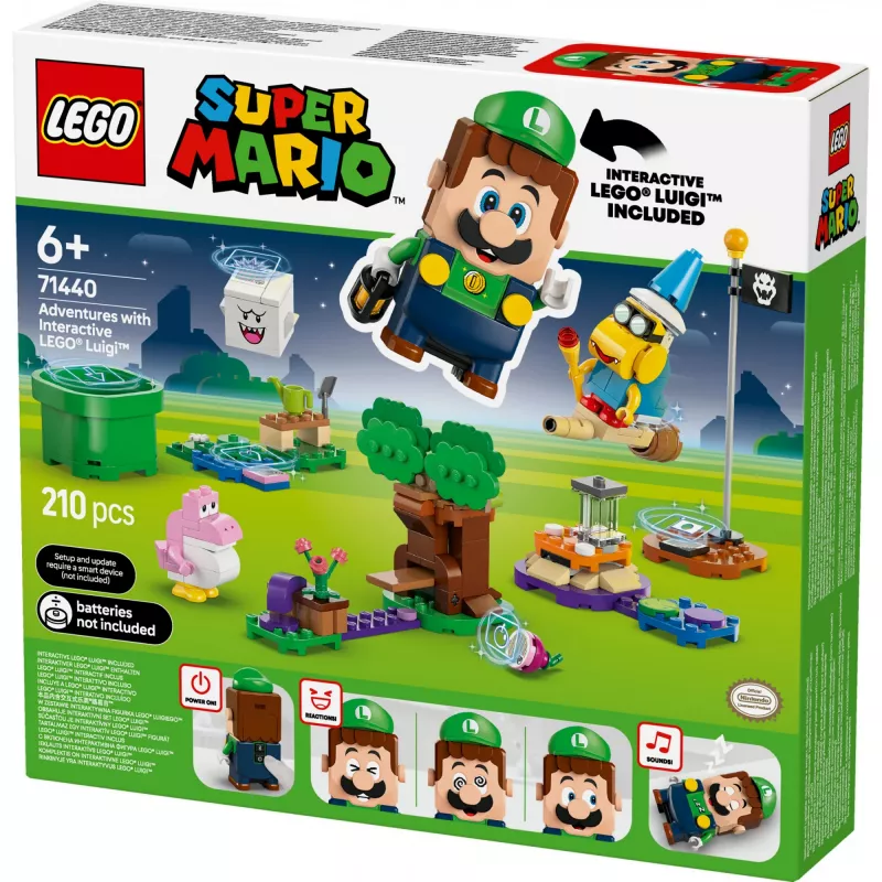 Set de construcción LEGO 71440 Super Mario figura interactiva de LEGO Luigi