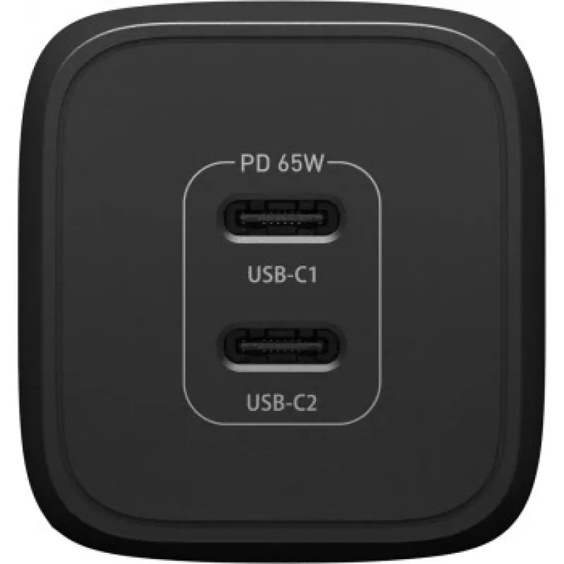 Otterbox Cargador de pared estándar EU 65W - 1X USB-C 45W + 1X USB-C 20W USB-PD