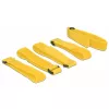 Cierre de velcro DeLOCK 18708 amarillo 5 uds.