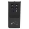 Calefactor cerámico Mill FH1500 negro 1500 W para estancias de hasta 22 m², negro