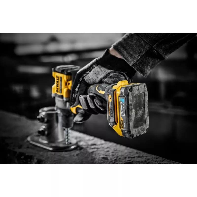 DeWALT DCD805E2T-QW taladro percutor a batería, 18 V, 2x POWERSTACK Li-Ion 1,7 Ah, 90 Nm, 2000 rpm, 34.000 golpes/min, portabrocas de apertura rápida, maletín T STAK, 1,34 kg, amarillo/negro