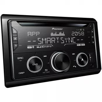 Receptor multimedia para coche Pioneer FH-S820DAB Negro 200 W Bluetooth