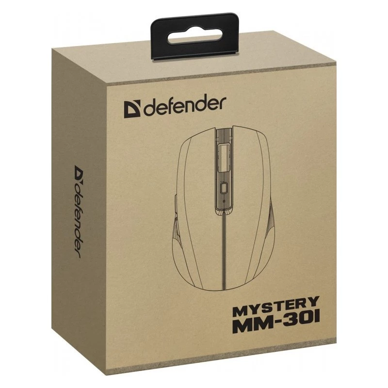 Ratón DEFENDER MYSTERY MM-301 RF+BT LILA 1600dpi 6T