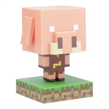 Lámpara de mesa Paladone Icon Light PP14431MCF Piglin LED, decorativa con diseño gaming
