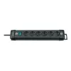 Regleta de enchufes Brennenstuhl Premium-Line 6 tomas negra, 3 m Premium-Line 6 tomas negra 3 m H05VV-F 3G1,5, con interruptor (1951160100)