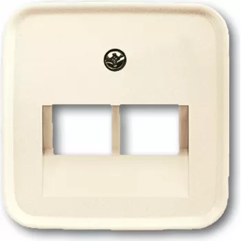 BUSCH-JAEGER Placa central UAE 2f. 1803-02-212 Duro 2000 SI blanco 1803-02-212 (1753-0-8956)