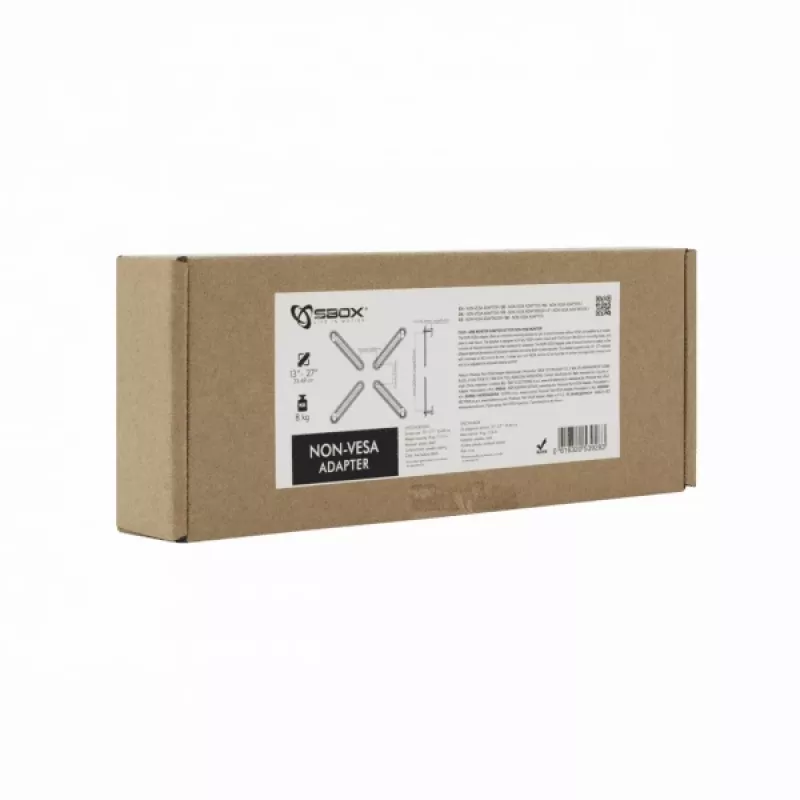 Adaptador para monitor SBOX NON-VESA — adaptador de montaje Non-VESA universal para pantallas (modelo 0 )