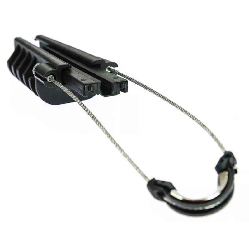 Sujetacables Extralink EX.2527, negro, ABS y metal, Ø de haz máx. 1,2 cm, 1 ud.
