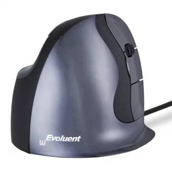 Evoluent VerticalMouse D Small – Ratón – Ergonómico – Láser – 6 botones – Con cable – USB