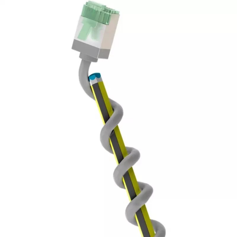 Cable de red Goobay 74346 RJ-45 Cat8.1 1m gris