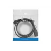 Cable de alimentación CEE 7/7 - IEC 320 C19 16A VDE 1,8M negro