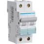 Hager Interruptor automático bipolar C-10A, 6kA MCN210 (MCN210)