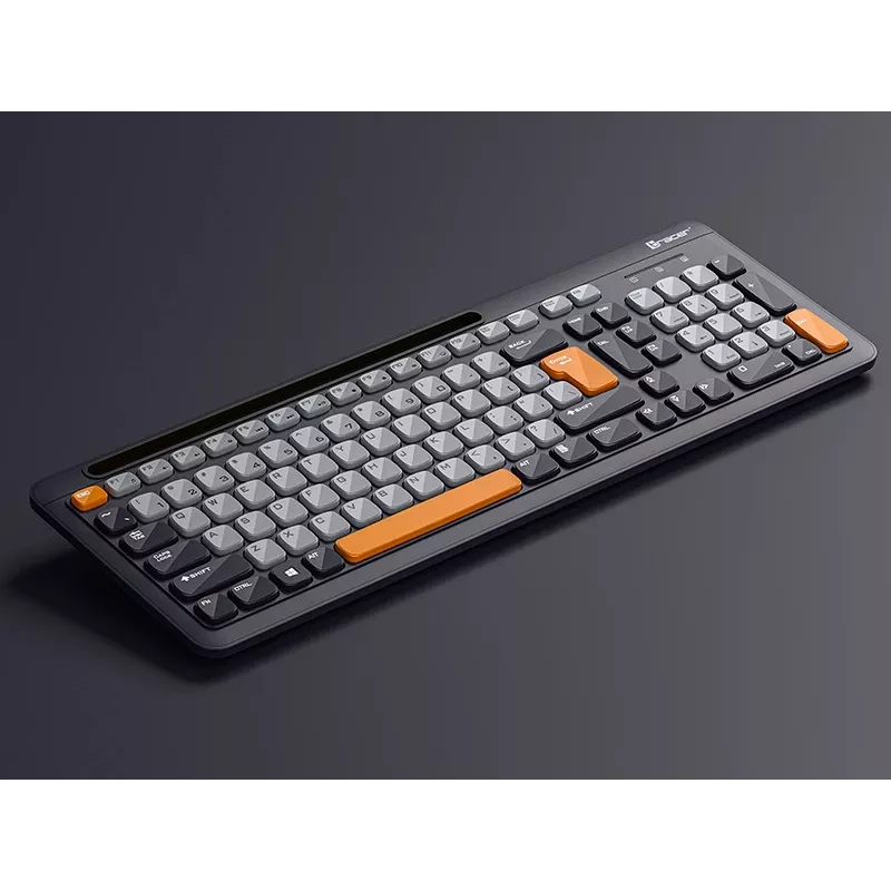 Teclado inalámbrico Tracer Greg RF, 2,4 GHz, tamaño completo, negro