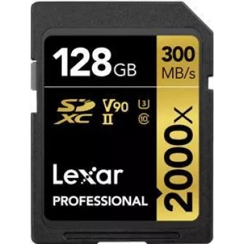 Lexar Professional 2000x 128 GB Tarjeta SDXC UHS-II, U3, V90