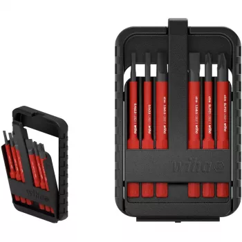 Wiha 43153 slimBit electric juego de puntas, TORX, 6 piezas, rojo