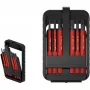 Wiha 43153 slimBit electric juego de puntas, TORX, 6 piezas, rojo