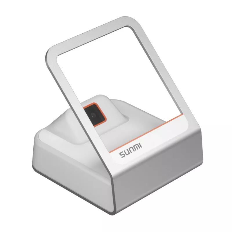 Lector de códigos de mano SUNMI Blink 2 USB-A blanco – escáner de códigos de barras, conexión USB-A, portátil
