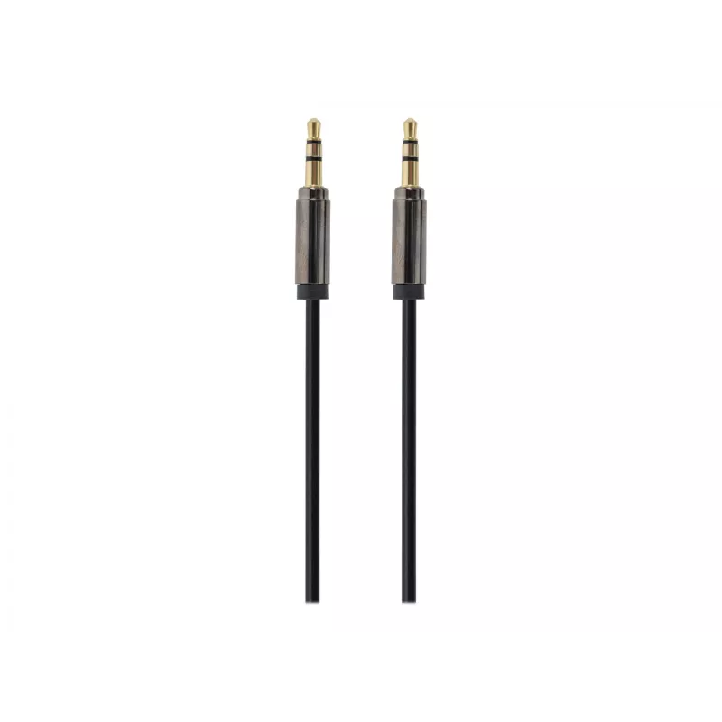 Gembird Cable CCAP-444-0.75M (conector jack macho - conector jack macho, 0,75 m, negro) cable de audio 3,5 mm negro (CCAP-444-0.75M)
