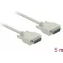 Cable serie DeLOCK 85978 beige 5m Sub-D15