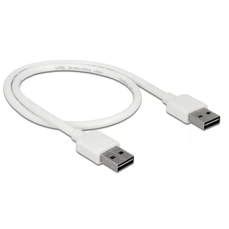 Cable USB USB 2.0 DeLOCK 85192 0,5m Blanco