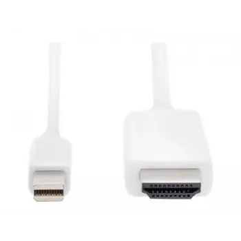 Digitus ASSMANN - Cable adaptador - Mini DisplayPort macho a HDMI macho - 2 m - triple aislamiento - blanco - moldeado, compatible con 4K (AK-340304-0