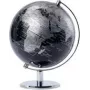 Globo terráqueo de escritorio político TROIKA LUNAR, 20 cm de diámetro, 270 mm de altura, negro/plateado