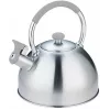 Hervidor de agua Maestro MR-1323 — acero inoxidable, 2,5 L, silbato con tapa abatible, asa de silicona fría