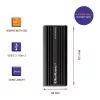 Ratón óptico con cable para diestros DEFENDER Optimum MB-270, 1000 DPI, USB Type-A, 3 botones, negro, cable de 1,5 m