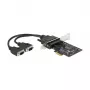 Tarjeta DeLOCK PCI Express x1 a 2 x serie RS-422/485