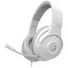 LORGAR Noah 101, Auriculares gaming con micrófono, conexión jack de 3,5 mm, longitud del cable 2 m, diseño plegable, almohadillas de piel sintética PU, tamaño: 185*195*80 mm, 0,245 kg, blanco