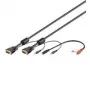 Wentronic Cable de audio SVGA - 3 m - VGA (D-Sub) - VGA (D-Sub) - Negro - Audio 3,5 mm (93969)