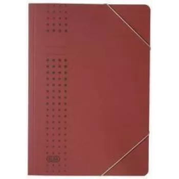 Carpeta de documentos Elba cartón burdeos A4 (400010103)