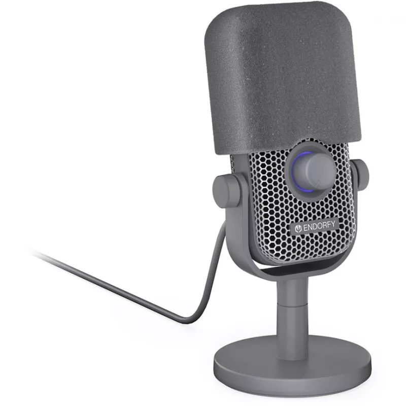 Micrófono ENDORFY Solum Voice S Alt Gray EY1B024 con conexión USB