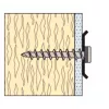 Fischer FID-Z 563537 tornillo para material aislante, cabeza redonda, Torx, 50 uds.