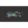 Logickeyboard ASTRA 2 teclado DaVinci Resolve para Mac, tamaño completo, USB con cable, mecanismo de tijera, QWERTZ alemán, negro