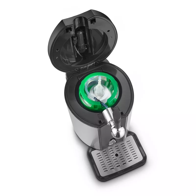 Caso | Dispensador de cerveza | BeerMaster | Independiente | Acero inoxidable/Negro