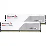 DIMM 64 GB DDR5-6000 (2x 32 GB) Dual-Kit, memoria RAM blanca, F5-6000J3040G32GX2-RS5W, Ripjaws S5, INTEL XMP