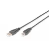 Digitus ASSMANN - Cable USB - USB Type-A, 4 pines (M) - USB Type-B, 4 pines (M) - 1 m (USB / Hi-Speed USB) - Negro (AK-300105-010-S)