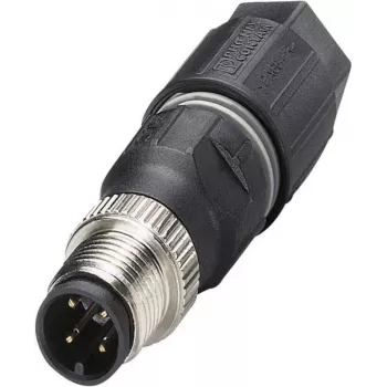 Phoenix Contact 1641785 conector de cable M12 negro - acero inoxidable (1641785)