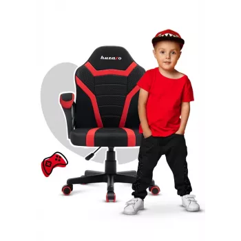 Silla gaming para niños Huzaro Ranger 1.0 roja Mesh, negra, roja