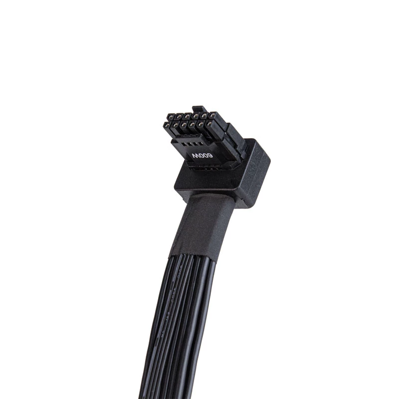 SilverStone SST-PP14-90 cable 12VHPWR, 90 grados, 650 mm, negro