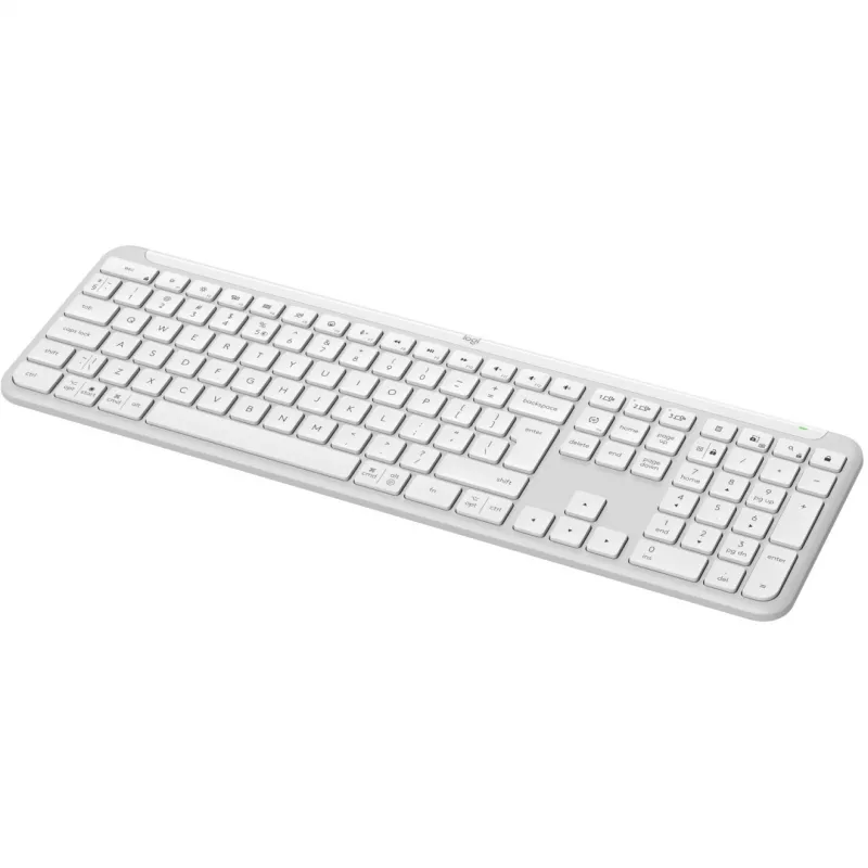 Teclado Logitech K950 Signature delgado de oficina RF Wireless Bluetooth QWERTY US International blanco
