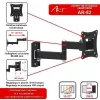 Soporte para TV LCD/LED de 10-27 inch 15KG AR-82 ajuste vertical/horizontal 28cm